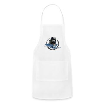 Pilot - Adjustable Apron - white - Front - Julia (174cm)