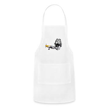 Pilot P-51 - Adjustable Apron - white - Front - Julia (174cm)