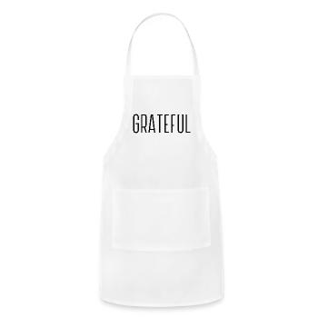 Grateful - Adjustable Apron - white - Front - Julia (174cm)