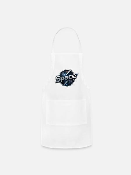 Love space - Adjustable Apron - white