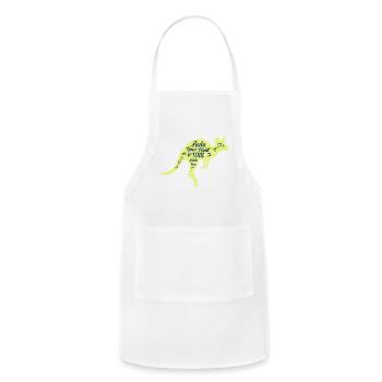 Rule Your Mind Or It Will Rule You Quote - Adjustable Apron - white - Front - Julia (174cm)