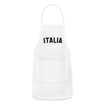 italia - Adjustable Apron - white - Front - Julia (174cm)