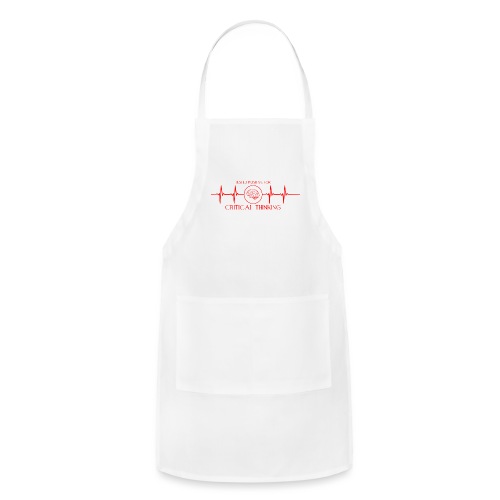 TESTED POSITIVE FOR CRITICAL THINKING RED - Adjustable Apron