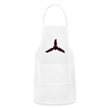  FPV Drone Propeller Drone Racing Pilot - Adjustable Apron - white - Front - Julia (174cm)