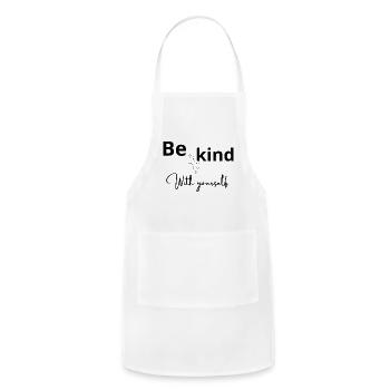 Stellar Sparkle Glyphs - Adjustable Apron - white - Front - Julia (174cm)