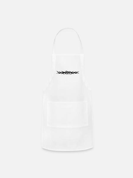 tribal1 - Adjustable Apron - white