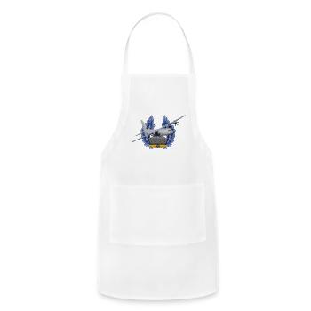 C-130 - Adjustable Apron - white - Front - Julia (174cm)