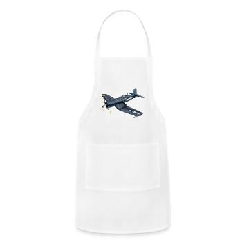 F4U Corsair - Adjustable Apron - white - Front - Julia (174cm)