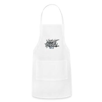 np_similar_violet - Adjustable Apron - white - Front - Julia (174cm)