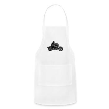 Biker - Adjustable Apron - white - Front - Julia (174cm)