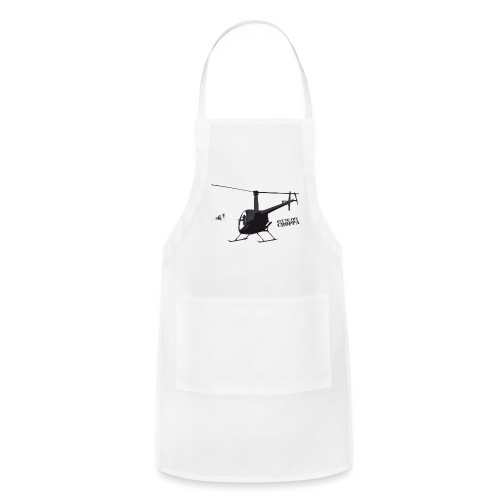 Get to the Choppa but Black & White - Adjustable Apron