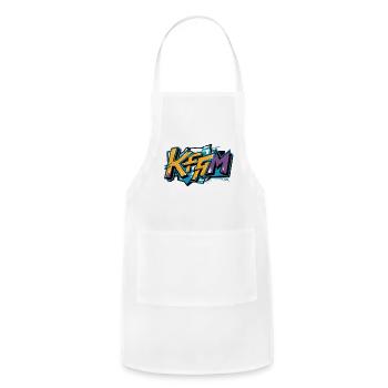 Minimalist Edge - Adjustable Apron - white - Front - Julia (174cm)