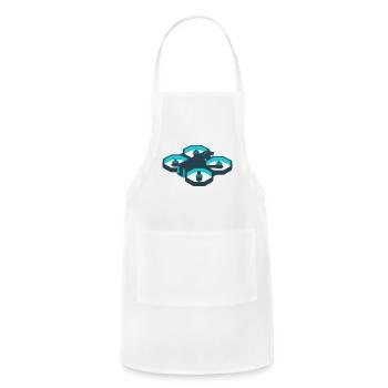 FPV Drone Quadcopter Drone Racing Pilot - Adjustable Apron - white - Front - Julia (174cm)