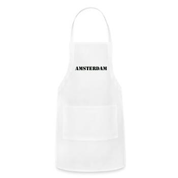 Amsterdam - Adjustable Apron - white - Front - Julia (174cm)