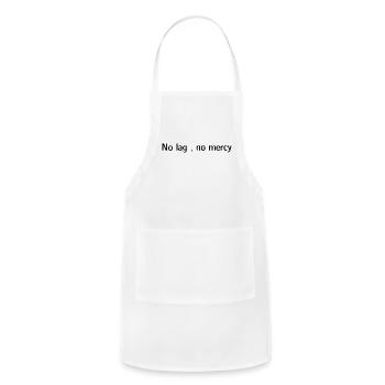 NO LAG NO Mercy Gamer Shirt - Adjustable Apron - white - Front - Julia (174cm)