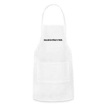 Healing In stealth mode . - Adjustable Apron - white - Front - Julia (174cm)