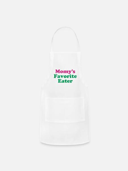 Mommy's Favorite Eater - Adjustable Apron - white