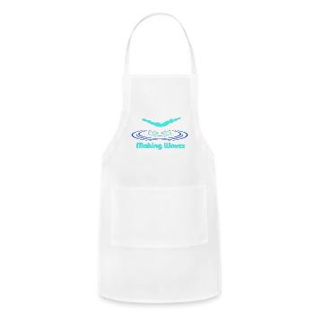Making Waves Neon Dive - Adjustable Apron - white - Front - Julia (174cm)