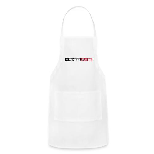 4 Wheel More Rectangle Logo - Adjustable Apron