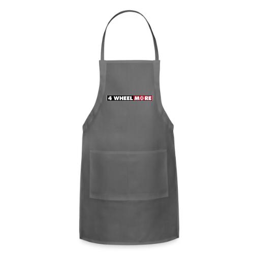4 Wheel More Rectangle Logo - Adjustable Apron