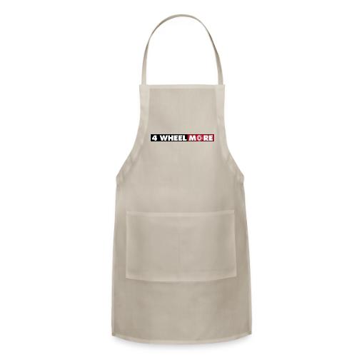 4 Wheel More Rectangle Logo - Adjustable Apron