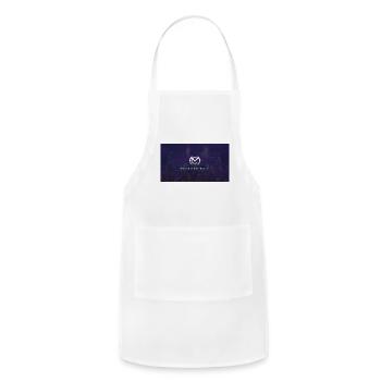 Miami Conspiracy Silver Party Logo - Adjustable Apron - white - Front - Julia (174cm)