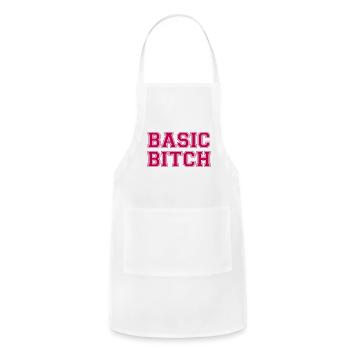 BASIC BITCH - Adjustable Apron - white - Front - Julia (174cm)