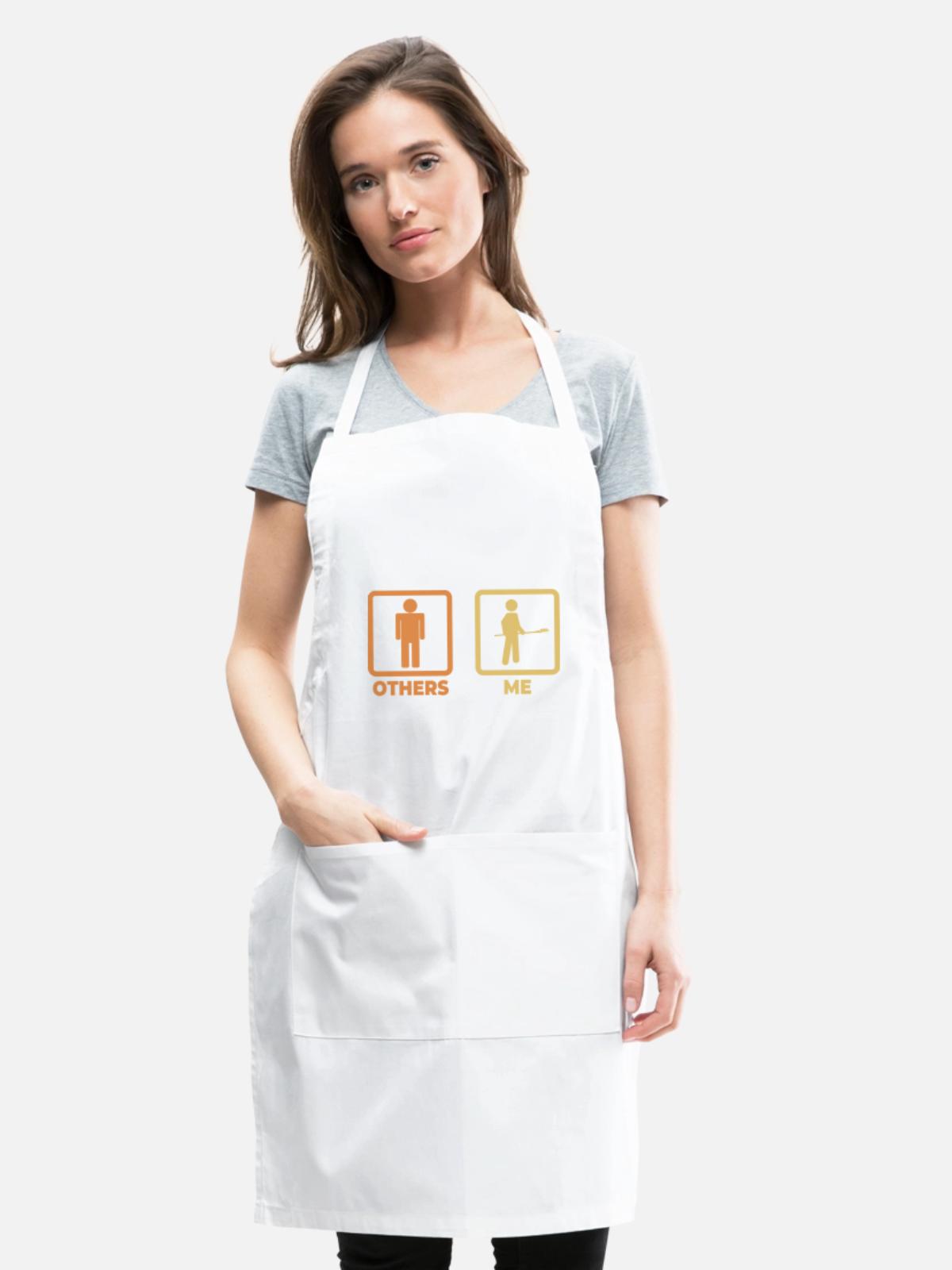 Me as a Baker - Adjustable Apron - white - Front - Julia (174cm)