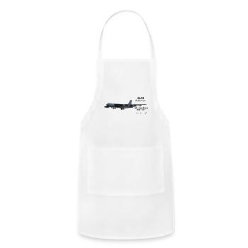 B-52 - Adjustable Apron - white - Front - Julia (174cm)
