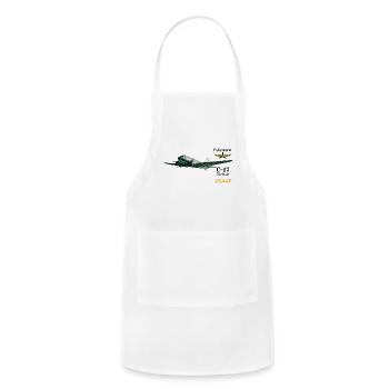 C-47 - Adjustable Apron - white - Front - Julia (174cm)