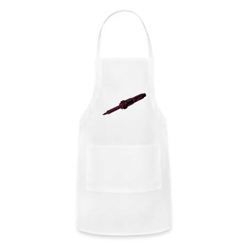 Soldering Iron Electronics Maker FPV Drone - Adjustable Apron - white - Front - Julia (174cm)