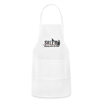Salem History with an Edge - Adjustable Apron - white - Front - Julia (174cm)