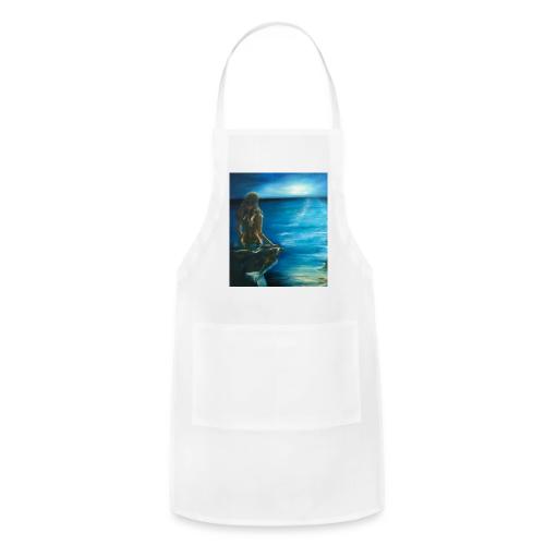 Mermaid over looking the sea - Adjustable Apron