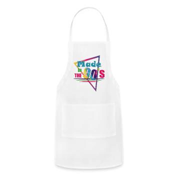 Made in the 90`s - Adjustable Apron - white - Front - Julia (174cm)