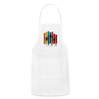 Miami Golden Coast - Adjustable Apron - white - Front - Julia (174cm)