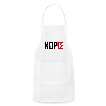 Crimson Glyph Emblem - Adjustable Apron - white - Front - Julia (174cm)