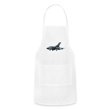 German Tornado Jet Artwork - Adjustable Apron - white - Front - Julia (174cm)