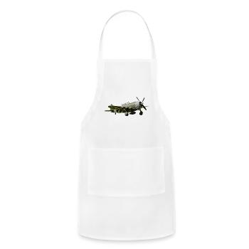 P-47 Thunderbolt - Adjustable Apron - white - Front - Julia (174cm)