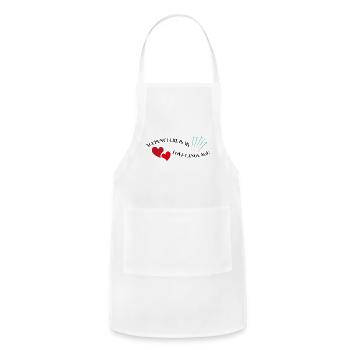 Heart & Needles Craft - Adjustable Apron - white - Front - Julia (174cm)