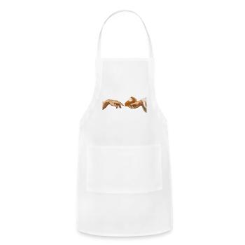 Pumpkin Pie The Creation Funny Pumpkin Pie - Adjustable Apron - white - Front - Julia (174cm)