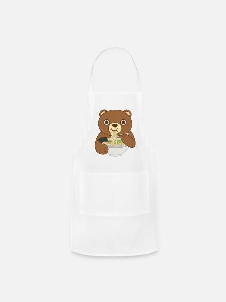 Bear 2 - Adjustable Apron - white