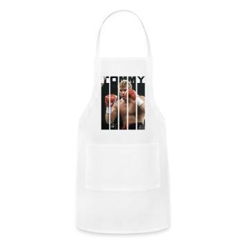 Tommy in the ring - Adjustable Apron - white - Front - Julia (174cm)