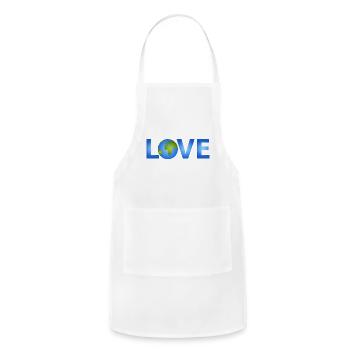 Earth Love Embrace - Adjustable Apron - white - Front - Julia (174cm)