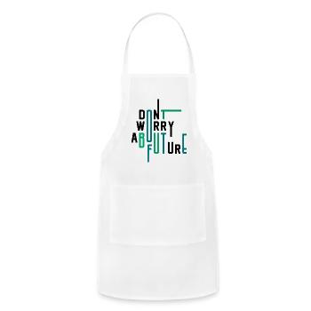 dont worry - Adjustable Apron - white - Front - Julia (174cm)