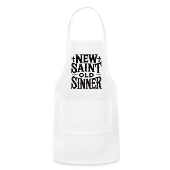New Saint Old Sinner - Adjustable Apron - white - Front - Julia (174cm)