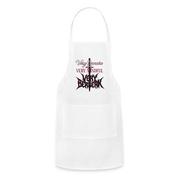 Very Demure Very Berserk Mashup - Adjustable Apron - white - Front - Julia (174cm)