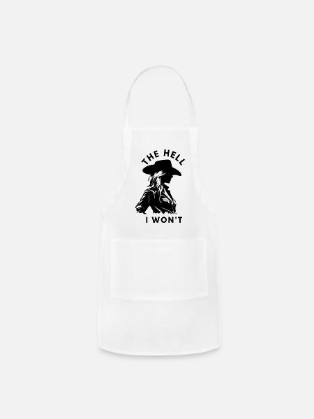 Country mama - Adjustable Apron - white