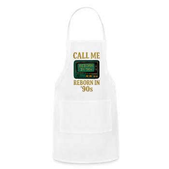 Call Me Reborn in 90s - Adjustable Apron - white - Front - Julia (174cm)