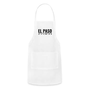 El Paso Coordinates - Adjustable Apron - white - Front - Julia (174cm)