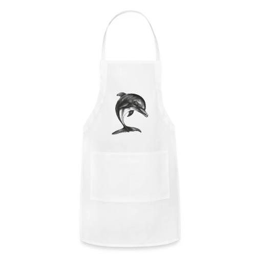 dolphin transparent background - Adjustable Apron